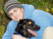Dakota and me at the river