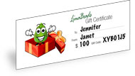 Example of Gift Certificate
