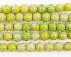 Apple Green Turquoise Round 6mm