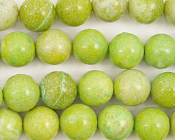Apple Green Turquoise Round 10mm