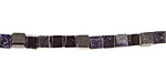 Blue Goldstone Cube 4mm