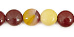 Mookaite Puff Coin 12mm