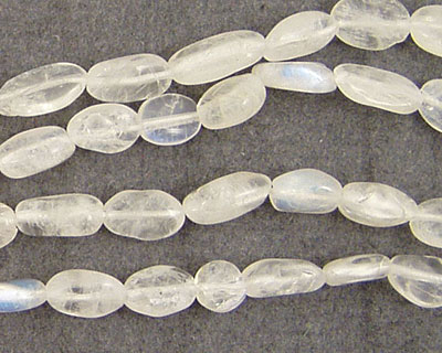 Moonstone (rainbow) Flat Oval 8-10x6-8mm