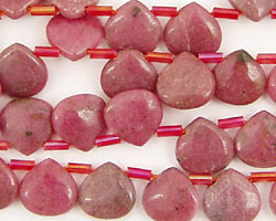 Rhodonite Briolette 10mm