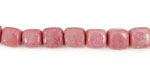 Rhodonite Round Edge Cube 7mm