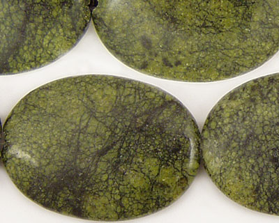 Russian Serpentine Flat Oval 35x25mm