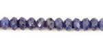 Sodalite Faceted Rondelle 6mm