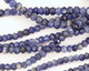 Sodalite Faceted Rondelle 4mm