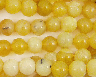Yellow Opal Round 8mm