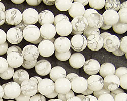 White Howlite Round 6mm