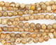African Brown Rhyolite Round 4mm