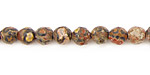 Leopardskin Jasper Faceted Round 6mm
