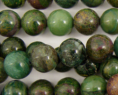 African Jade (dk. green) Round 10mm