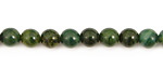 African Jade (dk. green) Round 6mm