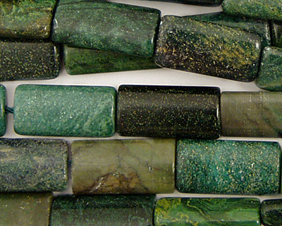 African Jade (dk. green) Thin Pillow 15x8mm