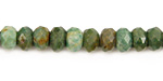 African Jade Faceted Rondelle 8mm