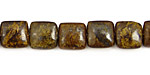 Bronzite Puff Square 10mm
