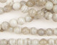 Gray Onyx (natural) w/ Banding Round 6mm