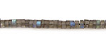 Labradorite Faceted Heishi 4-5mm