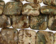 Chinese Ocean Jasper Puff Square 14mm