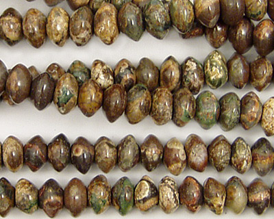 Chinese Ocean Jasper Rondelle 6-7mm