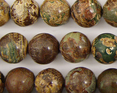 Chinese Ocean Jasper Round 12mm