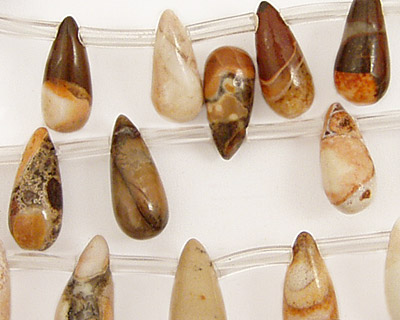 Conglomerate Jasper Teardrop 6x13mm