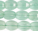 Green Fluorite 6 Sided Rice 14x10mm