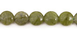 Green Jade Puff Coin 10mm