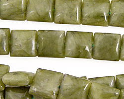 Green Jade Puff Square 10mm