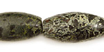 Green Conglomerate Jasper Rice 30x15mm