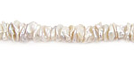 Pearly White Side-Drilled Keishi 6-10mm