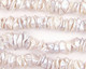 Pearly White Side-Drilled Keishi 6-10mm