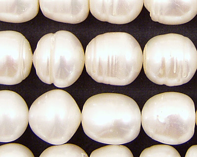 Pearly White Rice 10-12x9-10mm