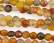 Rutilated Quartz (multi) Puff Coin 6mm