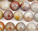 Brown Flower Agate Round 12mm
