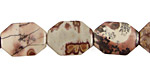 Coffee Bean Jasper Flat Octagon 16x12mm