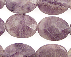 Lapidalite Jasper Faceted Flat Oval 20x15mm