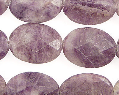 Lapidalite Jasper Faceted Flat Oval 20x15mm