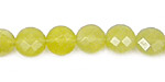 Serpentine Faceted Coin 10mm