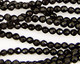 Black Onyx Faceted Round 4mm