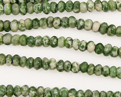 China Jade Rondelle 4mm