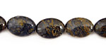 Blue Pietersite Flat Oval 14x10mm