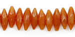 Red Aventurine Faceted Rice 5x15mm