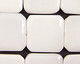 White Agate Puff Square 20mm