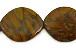 Golden Horse Jasper Horse Eye 30x25mm