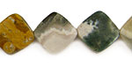 Ocean Jasper Puff Diamond 16mm