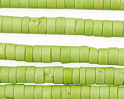 Apple Green Turquoise Heishi 6mm
