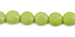 Apple Green Turquoise Puff Coin 10mm