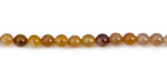 Brazil Petrified Wood Round 4mm